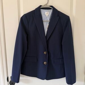 J. Crew Women’s Navy Two-Button Blazer Spring Feminine Style
